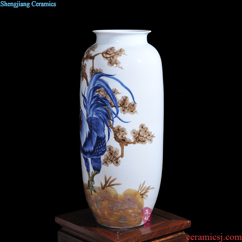 Jingdezhen ceramics Lrene smile vases, flower receptacle Modern home sitting room adornment is placed