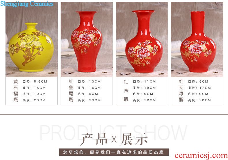 Jingdezhen ceramics designer galloping brush pot furnishing articles retro creative home sitting room adornment desktop decoration