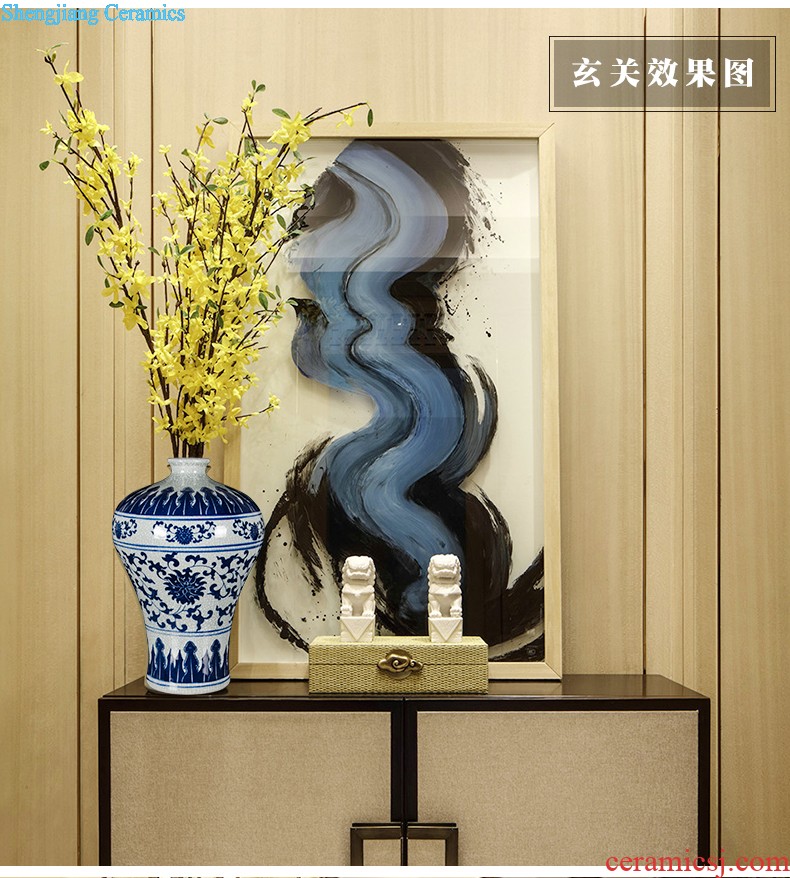 Aj207 jingdezhen ceramics European large vases, flower arranging TV ark adornment is placed large living room