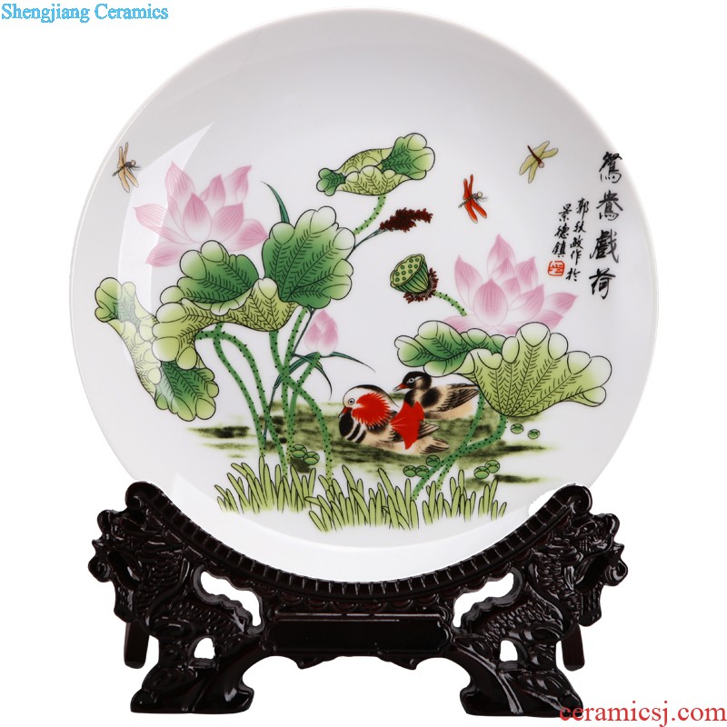 Under the 390 China jingdezhen ceramics glaze Blue and white porcelain square fruit bowl of fruit basket of fruit bowl food tray