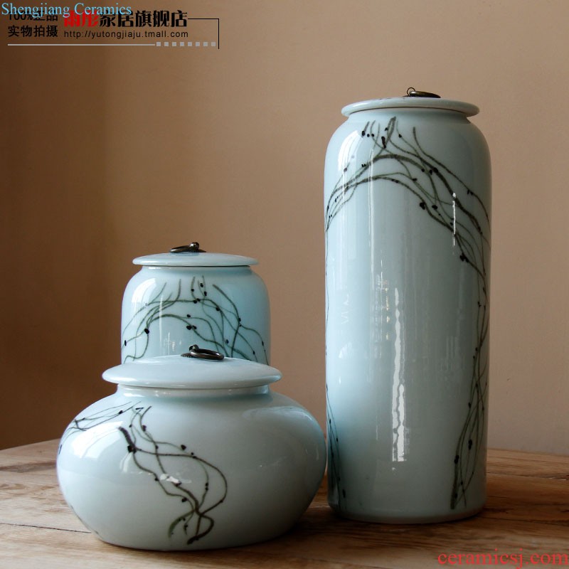 Rain tong home | jingdezhen ceramics craft exquisite originality pig lovely father and son/girl sweet home furnishing articles