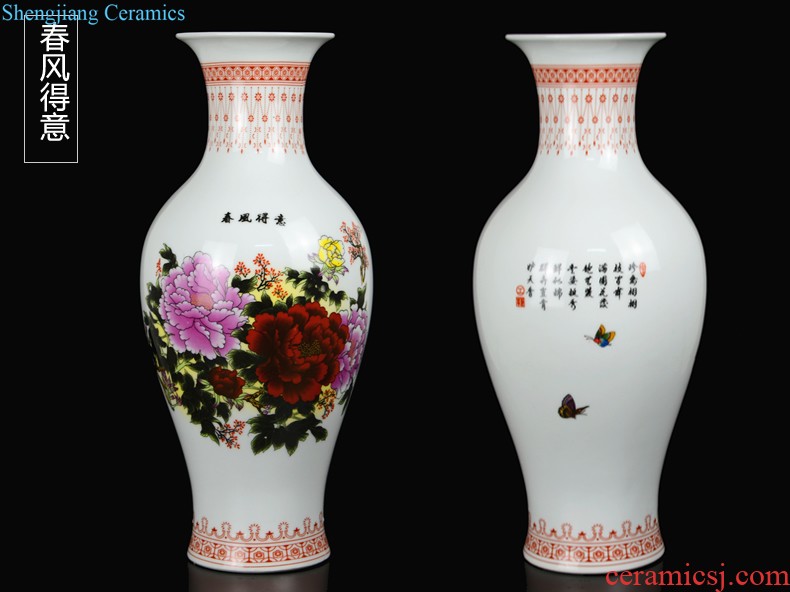 European contemporary and contracted vase furnishing articles sitting room dry flower arranging flowers home decoration ceramic flowers dancing orchid suits