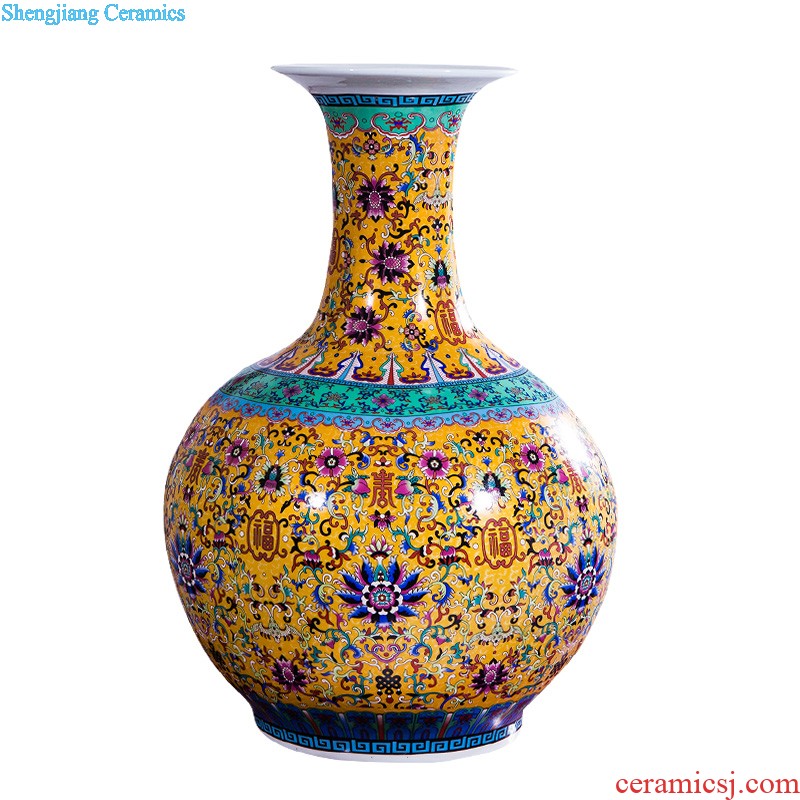 Archaize of jingdezhen ceramics kiln vases, flower arrangement of Chinese style white home sitting room ark adornment furnishing articles d7