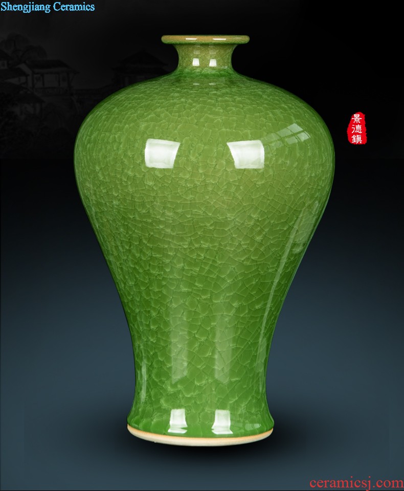 Insert large vases, pottery and porcelain of jingdezhen innovative new Chinese style of contemporary sitting room wine porch home decoration