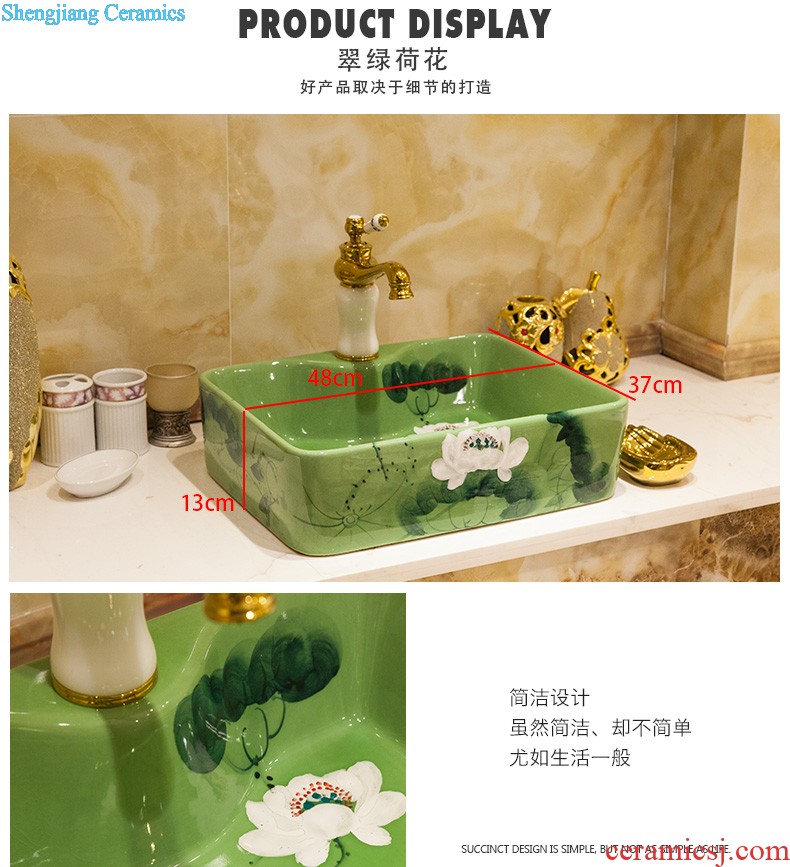 Koh larn qi ceramic wash mop pool large Mop pool slot diamond mop Drag the trumpet to mop sink basin of the balcony