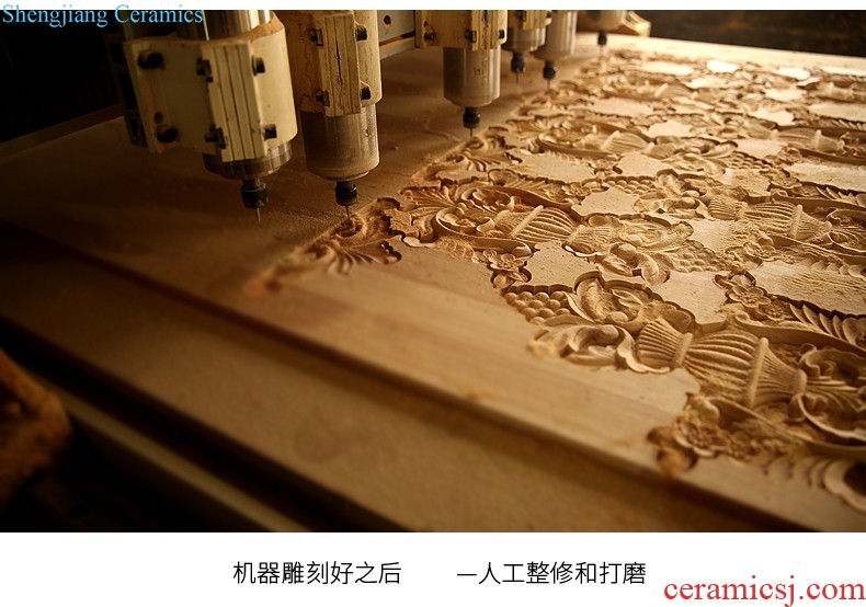 Dongyang woodcarving flowers wardrobe piece of european-style solid wood decal door ark of the head of a bed of carve patterns or designs on woodwork furniture decorative wooden flower GuiJiao flower