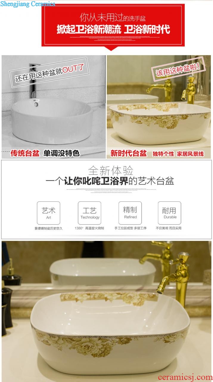 The package mail on bonsai, ceramic art basin elliptical A010 lavabo that defend bath lavatory basin