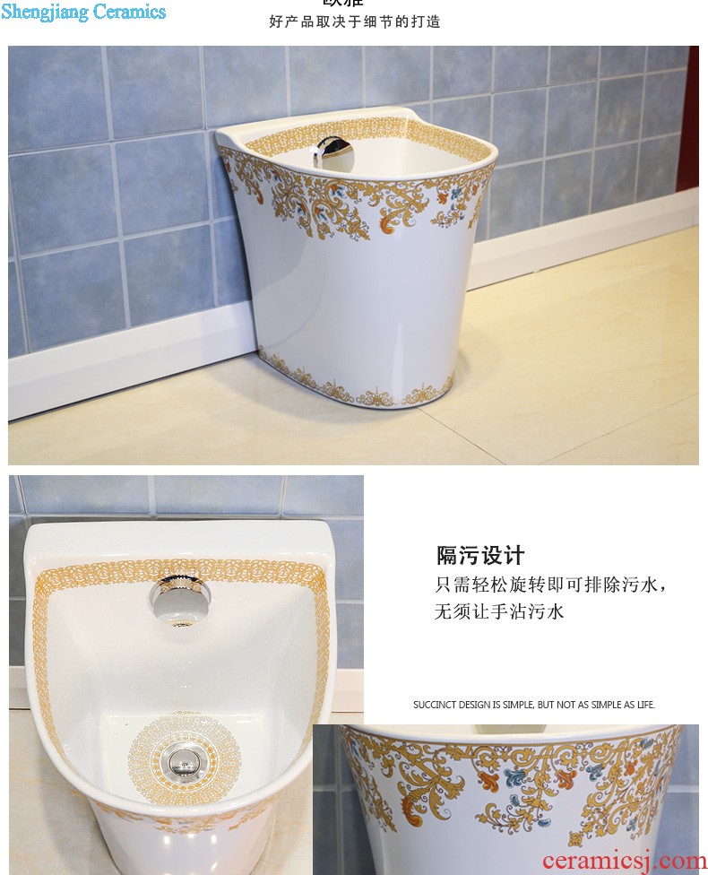 Koh larn, qi stage basin sink lavatory ceramic european-style bathroom art basin of the basin that wash a face