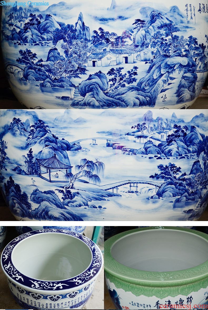 Jingdezhen ceramic masters hand by hand carved powder enamel vase flower arranging CV 18 spring sitting room adornment is placed