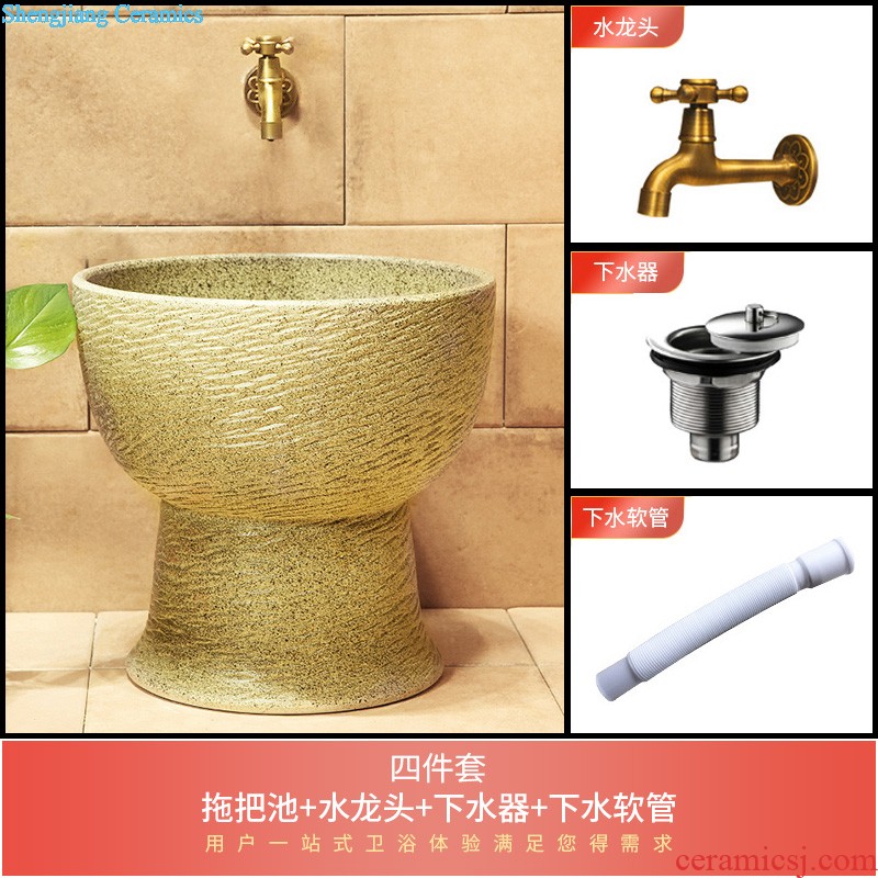 Jingdezhen American art square on the toilet lavabo lavatory basin basin on its best Mosaic plexus