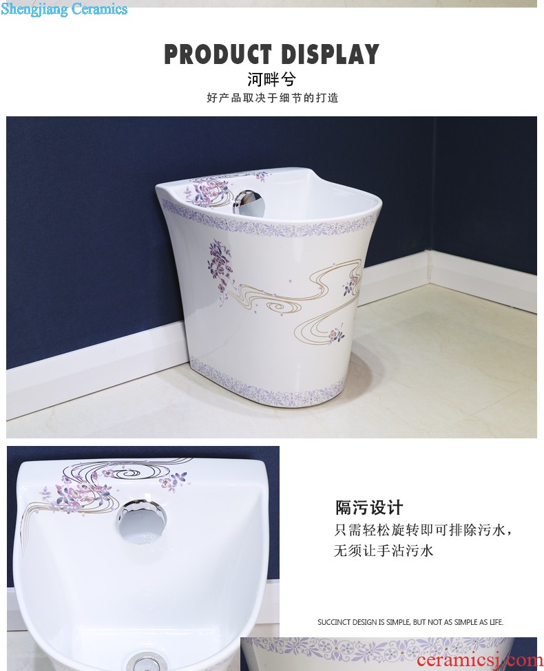 Koh larn, qi stage basin sink lavatory ceramic european-style bathroom art basin of the basin that wash a face