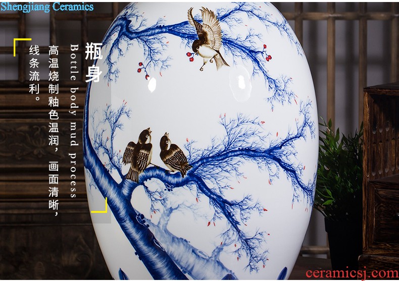 Archaize of jingdezhen ceramics powder enamel vase imitation qianlong year Chinese style classical Angle of the sitting room a few adornment furnishing articles