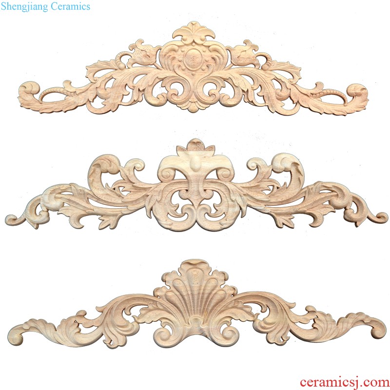 European decals partition door solid wood real wood carve patterns or designs on woodwork dongyang woodcarving Angle flowers carved Chinese style furniture decorative wood line