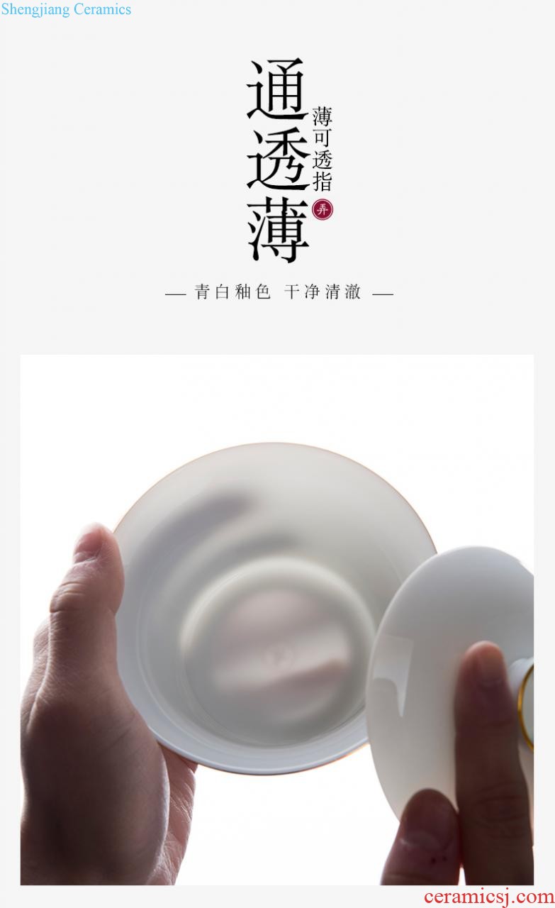 With cover filter landscape jingdezhen ceramic cup China cups personal creative package mail office cup mug cup