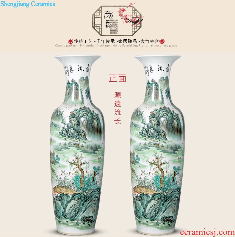 A213 jingdezhen ceramics of large vases, antique Chinese style household sitting room porch place large ornament