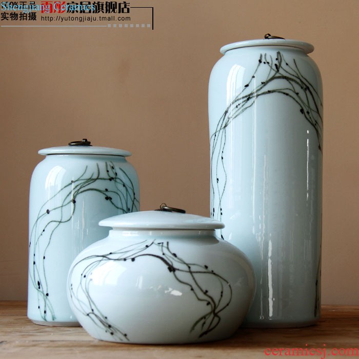 Rain tong home | jingdezhen ceramics craft exquisite originality pig lovely father and son/girl sweet home furnishing articles