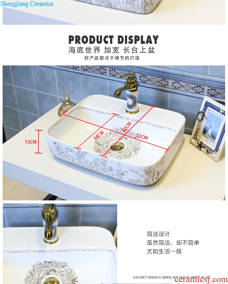 Koh larn, qi stage basin sink lavatory ceramic european-style bathroom art basin of the basin that wash a face