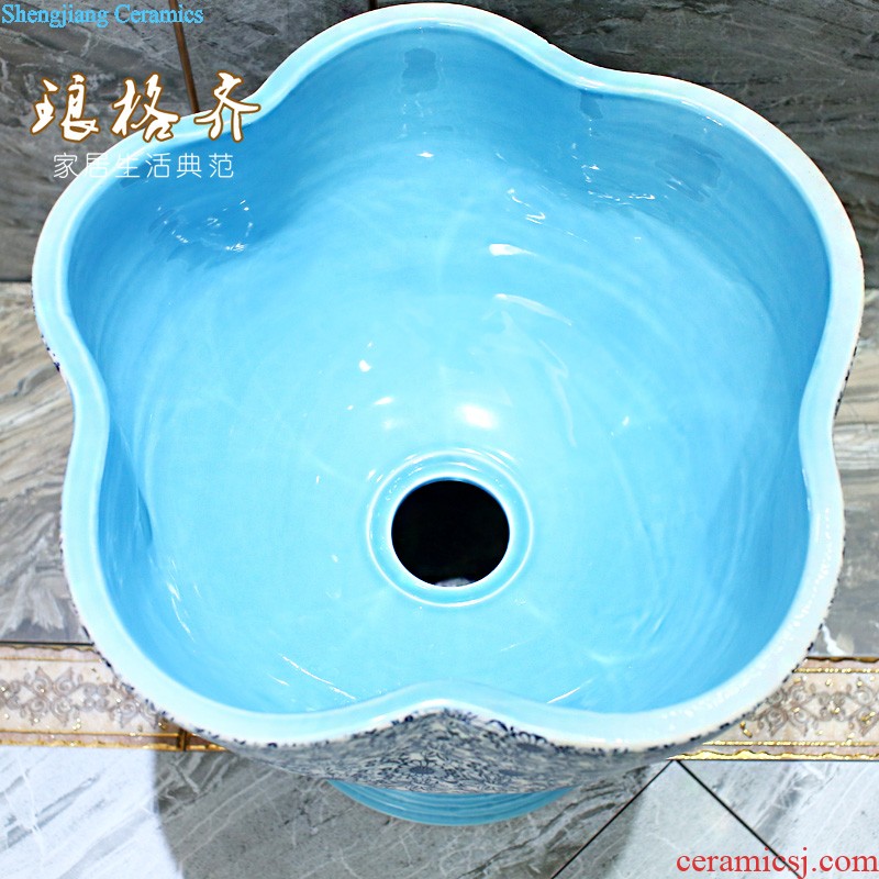 Koh larn neat package mail more art to mop basin Jingdezhen ceramic mop pool Mop pool round The ancient philosophers figure