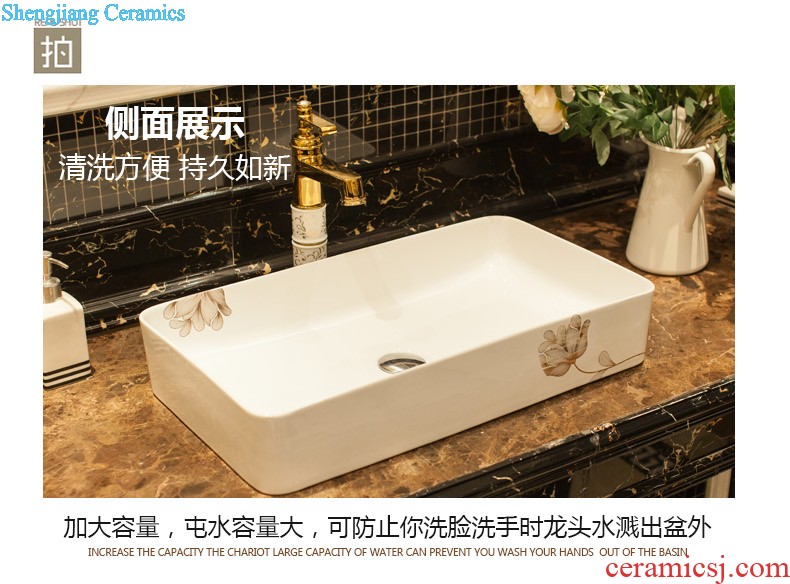 Koh larn, qi ceramic sanitary ware of toilet stage basin sink bathroom sinks art basin of lake basin