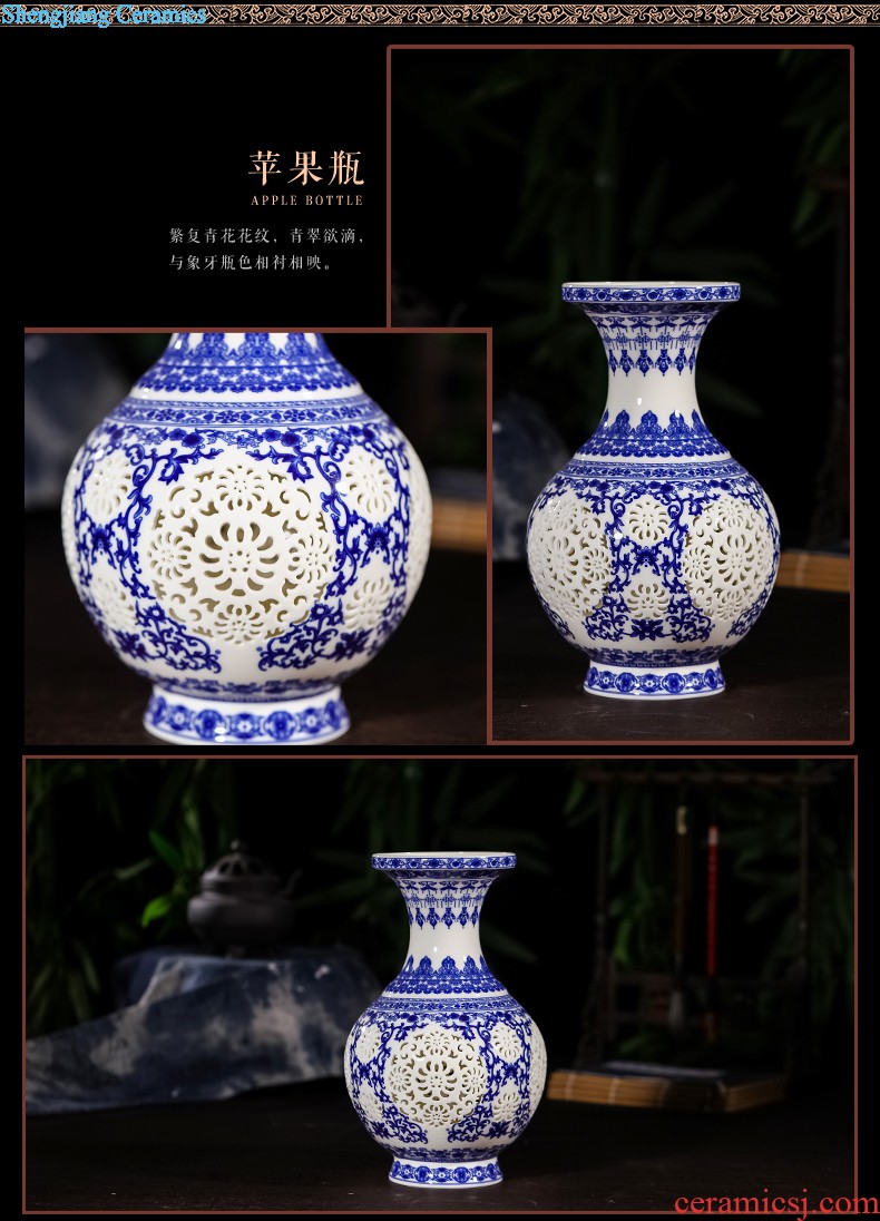 Jingdezhen ceramics furnishing articles hand-painted sabingga sukdun dergici jimbi hang dish by dish sitting room of Chinese style household decorative arts and crafts