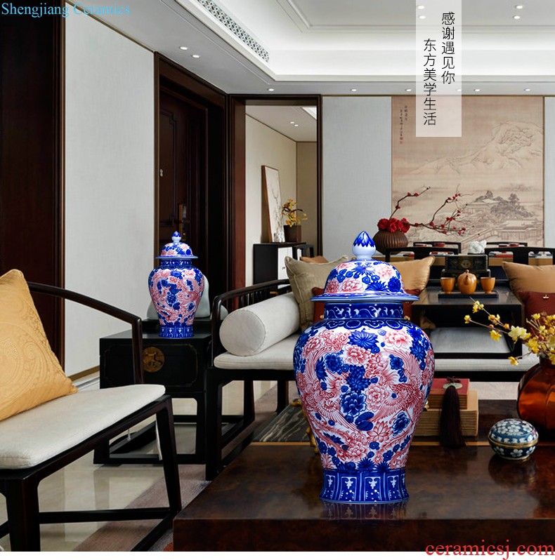 Send the base d324 jingdezhen ceramics vase household act the role ofing is tasted furnishing articles flower arranging, living room decoration