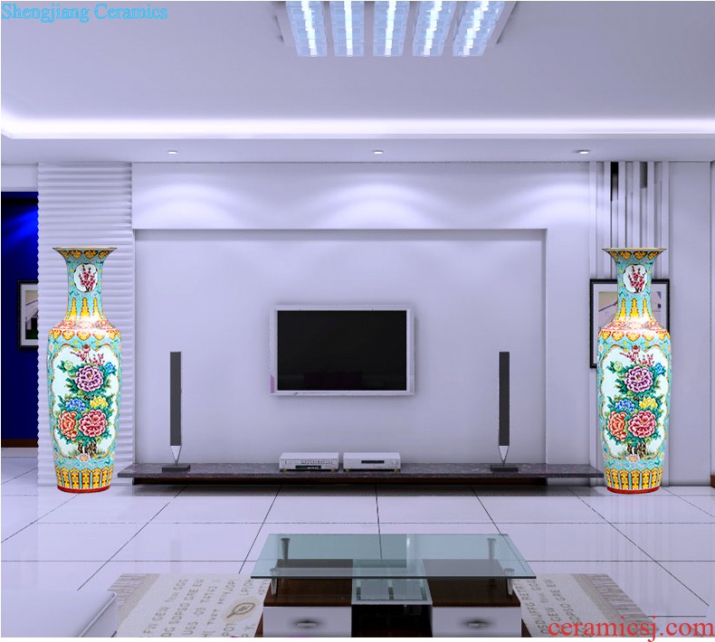 Sf25 jingdezhen ceramics of large vases, flower arrangement of modern Chinese style household sitting room adornment handicraft furnishing articles