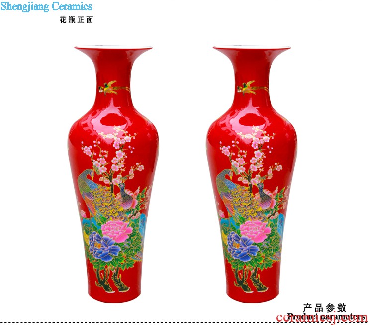 Famous master of jingdezhen ceramics vases, flower arrangement home sitting room adornment handicraft furnishing articles sz03 TV ark