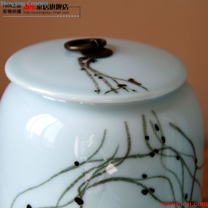 Rain tong home | jingdezhen ceramics craft exquisite originality pig lovely father and son/girl sweet home furnishing articles