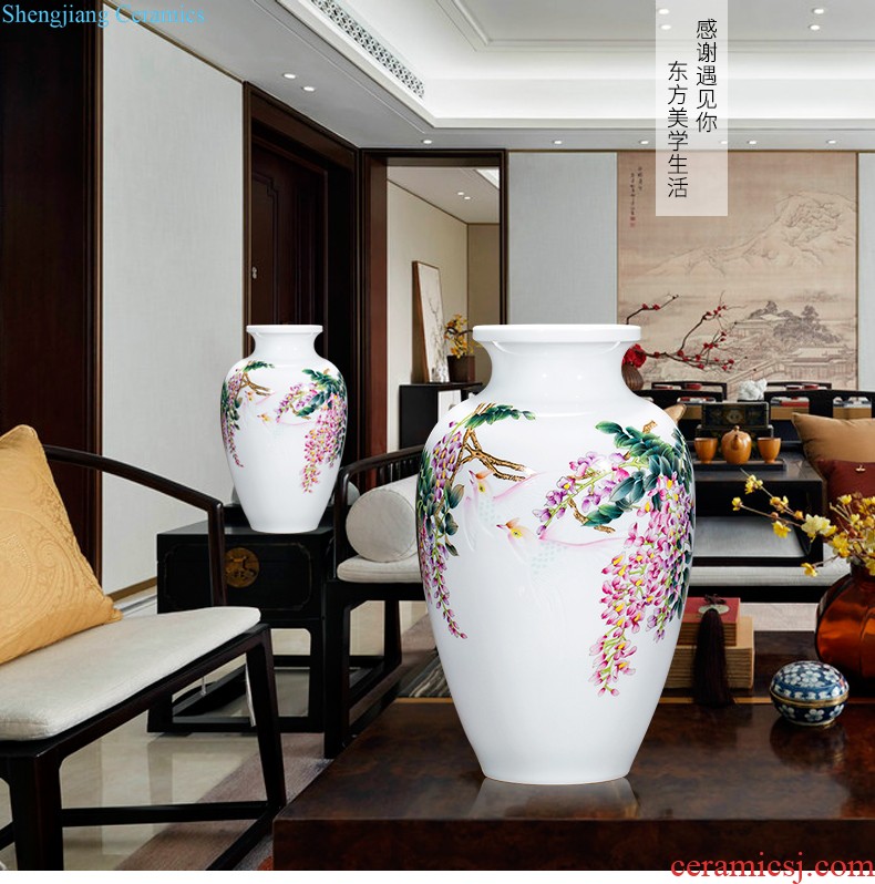 Cb122 jingdezhen ceramics floret bottle of flower arrangement of Chinese style home sitting room adornment ark TV ark furnishing articles