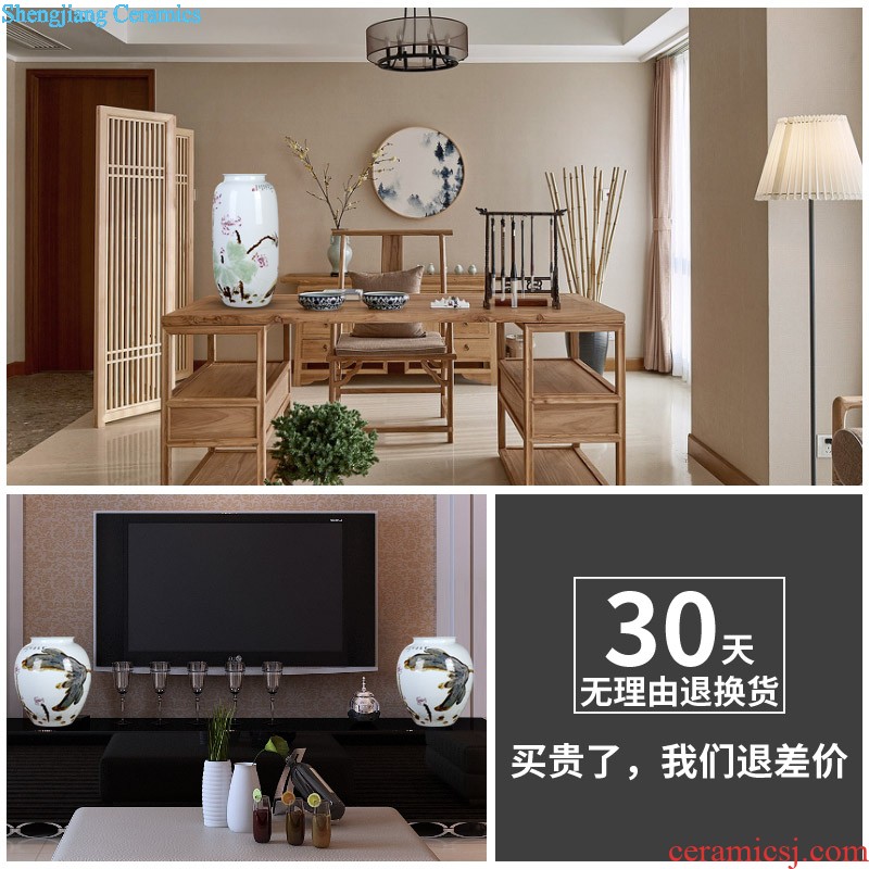 Jingdezhen archaize large jun porcelain vases, flower arranging is new Chinese style ceramic TV ark place to live in the living room accessories