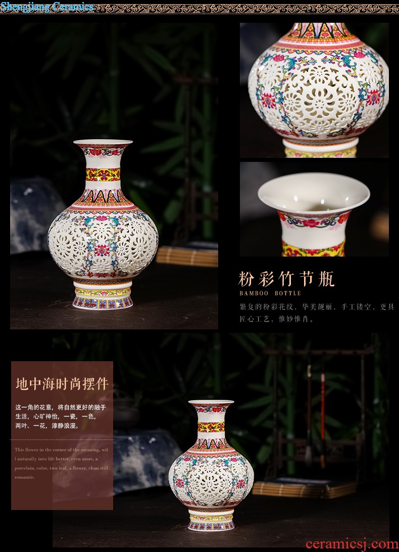 Jingdezhen ceramics furnishing articles hand-painted sabingga sukdun dergici jimbi hang dish by dish sitting room of Chinese style household decorative arts and crafts