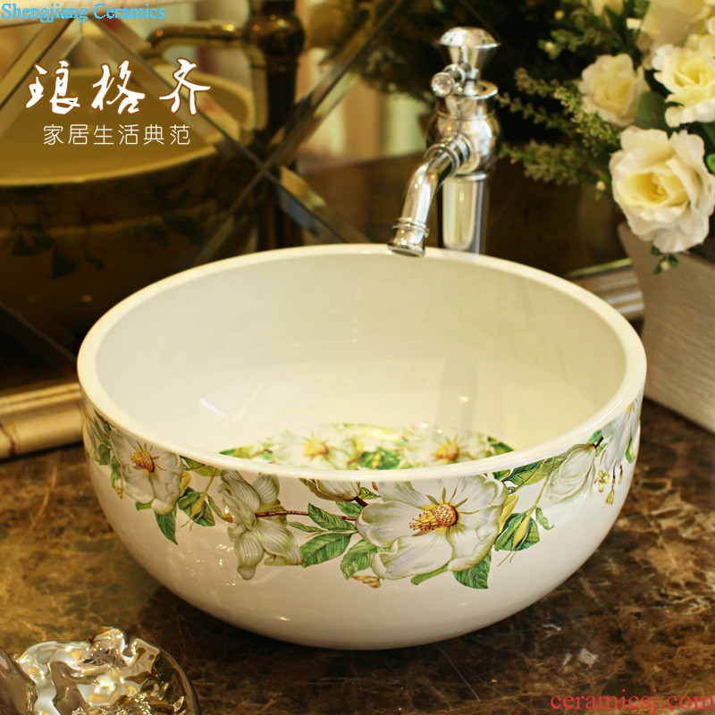 Koh larn, qi increase stage basin to the basin that wash a face the sink ceramic sanitary ware art lavatory elliptic to Rome