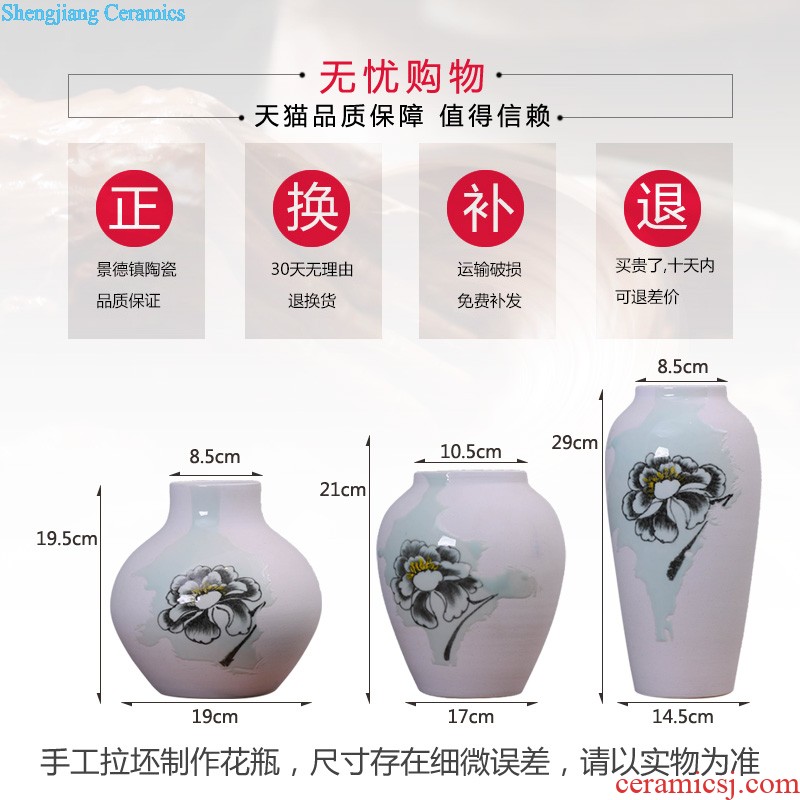 Jingdezhen ceramics hand-painted blue and white porcelain dragon gall bladder Chinese style classical home sitting room collect adornment furnishing articles