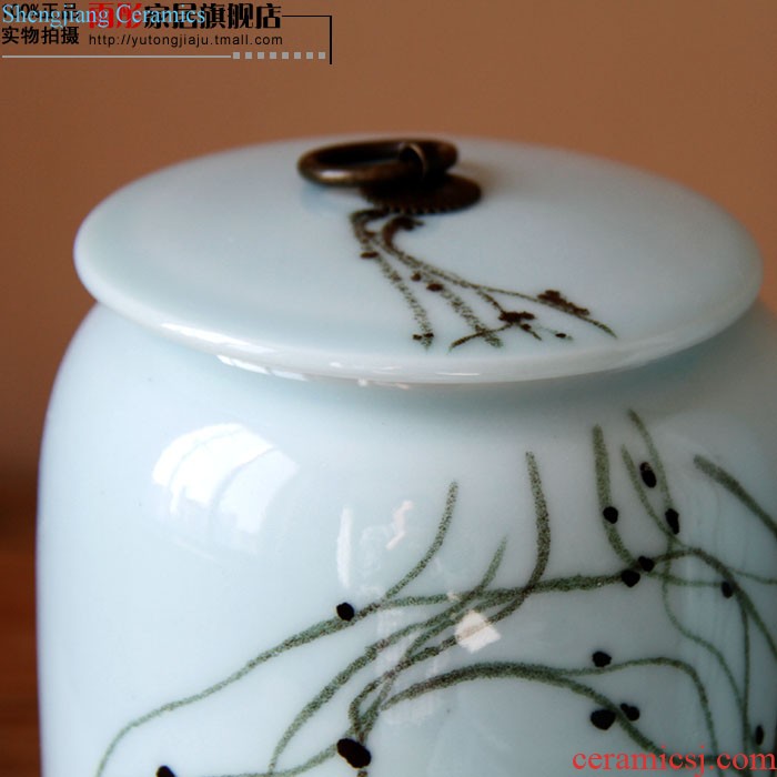 Rain tong home | jingdezhen ceramics craft exquisite originality pig lovely father and son/girl sweet home furnishing articles