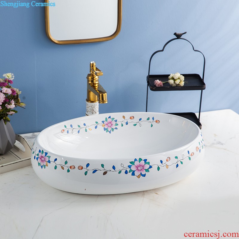 Koh larn, qi stage basin sink lavatory ceramic european-style bathroom art basin of the basin that wash a face