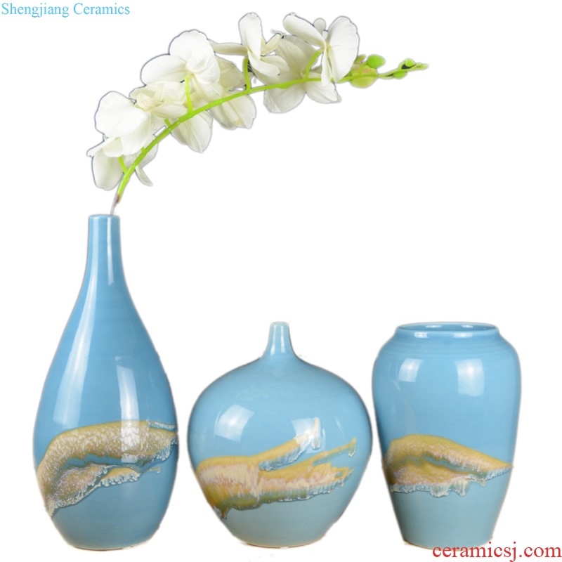 New Chinese jingdezhen ceramic vase furnishing articles wine sitting room porch zen flower arrangement home decoration, decoration