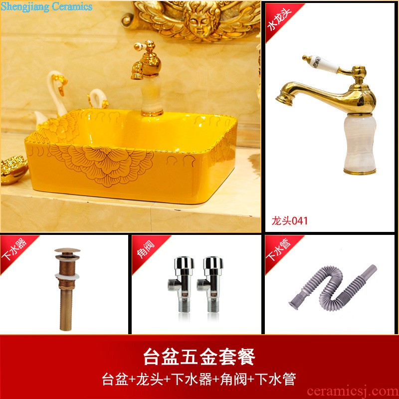 Koh larn, qi ceramic art basin mop mop pool ChiFangYuan one-piece mop pool size 35 cm style