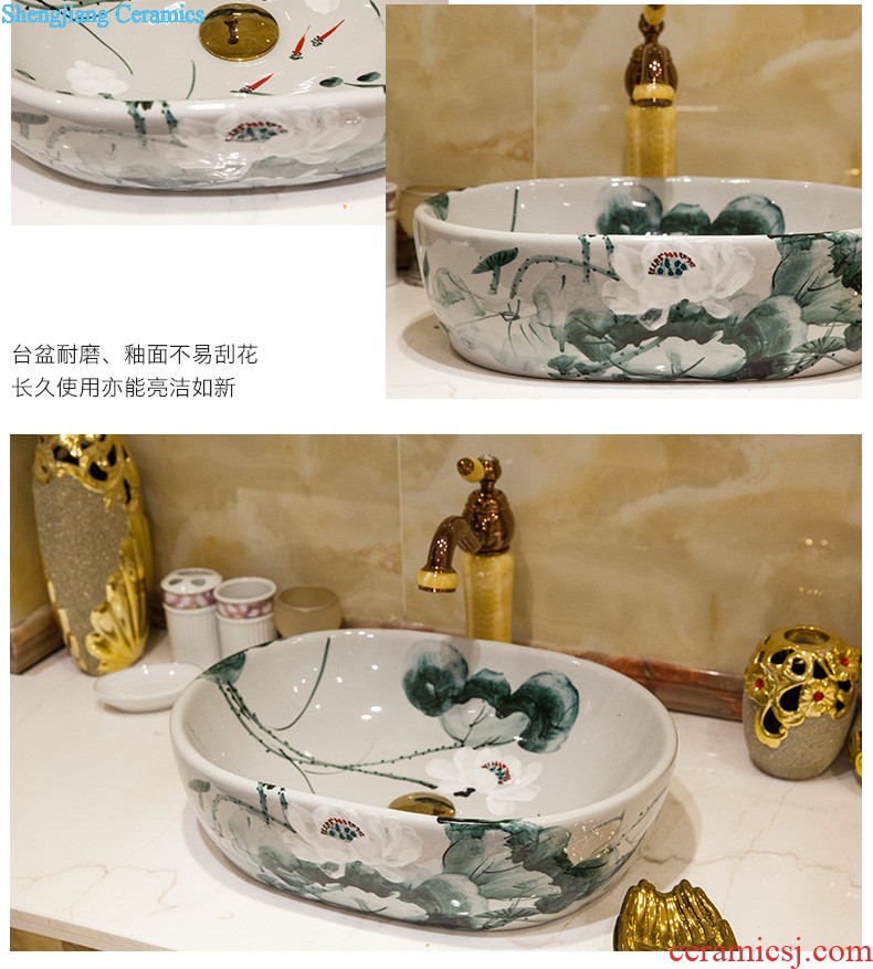 Koh larn qi ceramic wash mop pool large Mop pool slot diamond mop Drag the trumpet to mop sink basin of the balcony