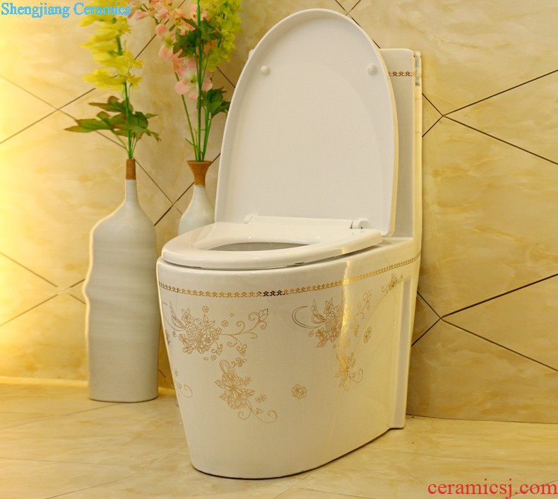 Post, qi stage basin ceramic lavabo archaize washbasin drum-shaped basin of Chinese style bathroom art antique reeds