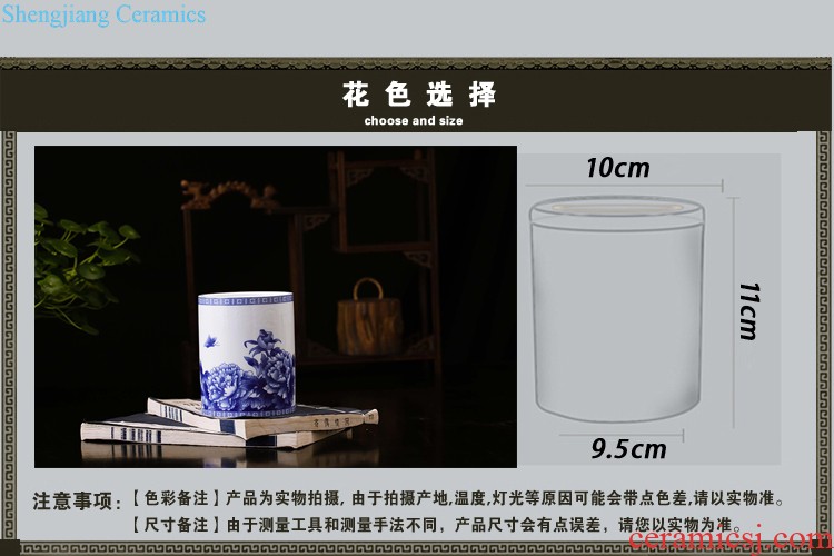 Jingdezhen ceramics China red large vases, flower arrangement home sitting room new adornment large-sized furnishing articles