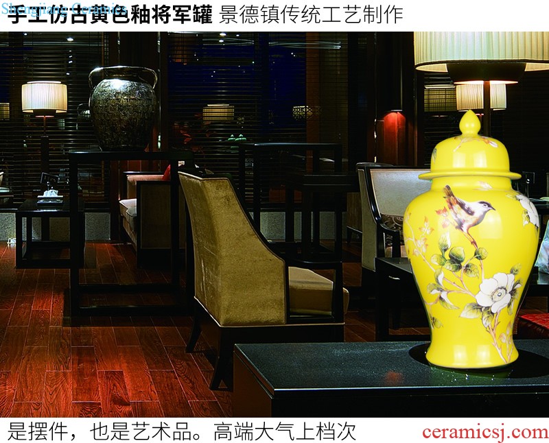 Jingdezhen ceramics Jinling twelve women painted the vase Chinese wind rich ancient frame sitting room adornment handicraft furnishing articles