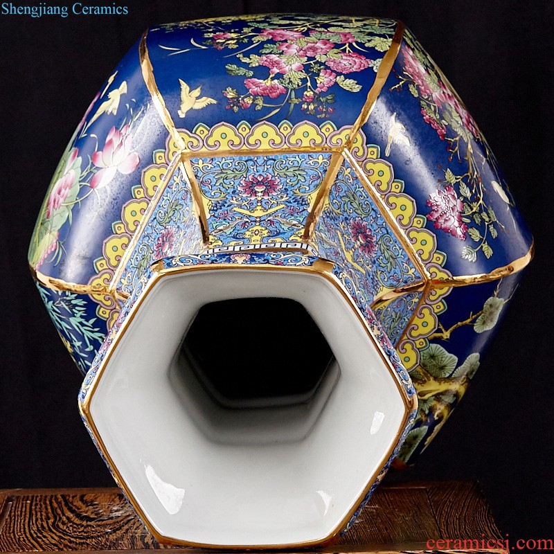 Archaize crack of jingdezhen ceramics glaze on basin tortoise cylinder fish tank water lily bowl lotus yg30