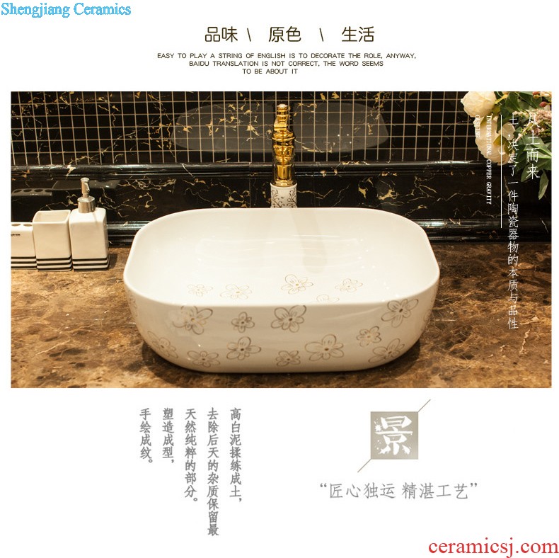 Koh larn, qi ceramic sanitary ware of toilet stage basin sink toilet lavatory basin hand movements