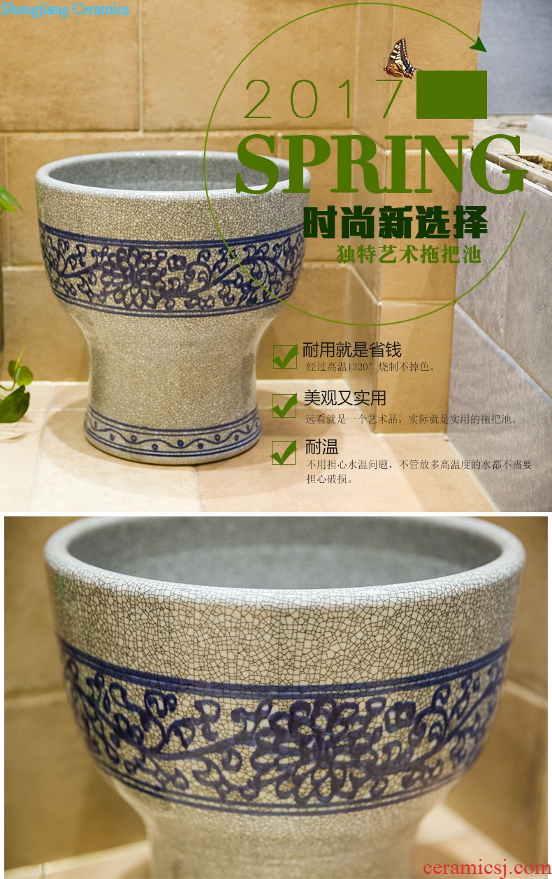 Koh larn, qi stage basin sink lavatory ceramic european-style bathroom art basin of the basin that wash a face