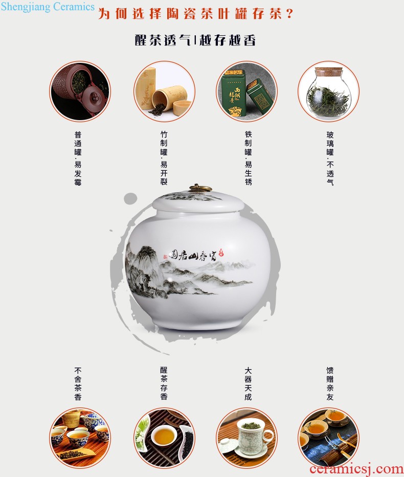 Jingdezhen ceramics China red vases, flower arrangement home sitting room small porcelain furnishing articles h1 wedding decorations