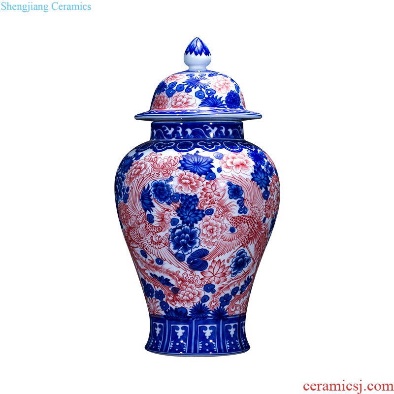 Send the base d324 jingdezhen ceramics vase household act the role ofing is tasted furnishing articles flower arranging, living room decoration