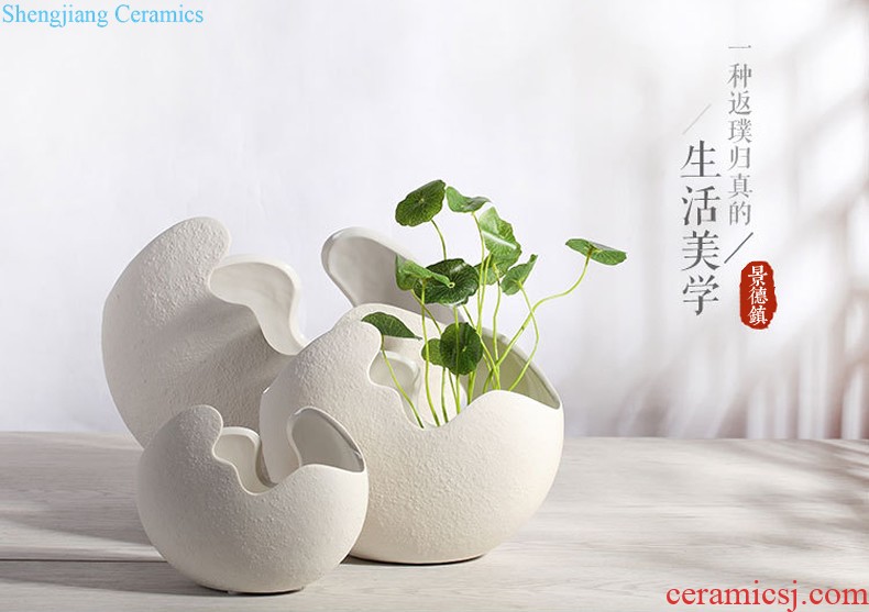 Creative ceramic vase contemporary and contracted style the sitting room porch ark office interior furnishing articles home decoration