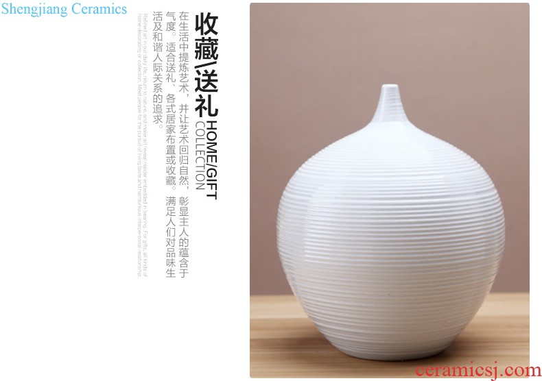 Jingdezhen ceramics Kiln archaize crack glaze jun porcelain vase household of Chinese style the sitting room porch large furnishing articles