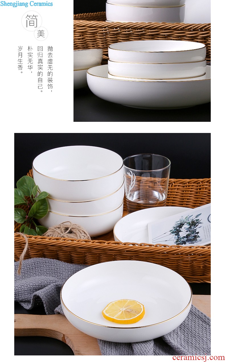 European bone China phnom penh dish household food dish fish dish creative ceramic dinner plate dishes tableware suit non-success que