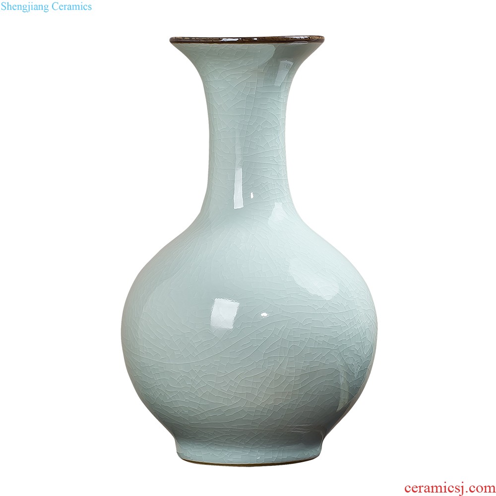 Jingdezhen ceramics of large vase furnishing articles large European colored enamel porcelain household adornment of contemporary sitting room